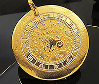 Автомобильный брелок Козерог Златоуст