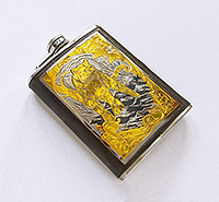 Подарочная фляжка Леопард