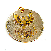 Брелок из металла Жар птица Златоуст