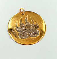 Брелок для ключей Лапа