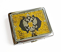 Портсигар Герб РФ на 20 сигарет