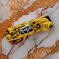 Чехол для зажигалки Кабан в золоте  : фото 4