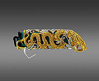 Чехол для зажигалки Змея в золоте  : фото 2