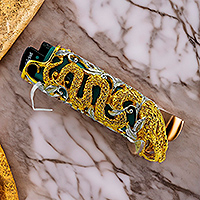 Чехол для зажигалки Змея в золоте  : фото 3