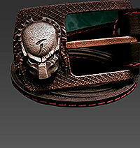 Кожаный ремень с бляшкой по фильму Чужой  : фото 2