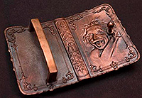 Ремень ручной работы из кожи Здравый разум  : фото 2