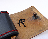 Кожаный ремень с бляхой Коловрат  : фото 3