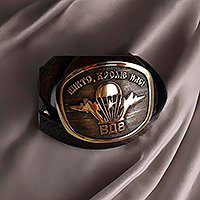 Ремень из кожи ВДВ