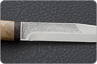 Нож Заноза карельская береза, 95х18, текстолит : фото 7