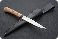 Нож Заноза карельская береза, 95х18, текстолит : фото 8