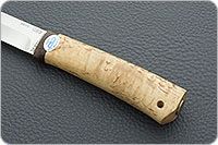 Нож Пескарь карельская береза, 95х18, текстолит : фото 6