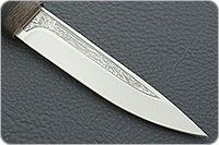 Нож Пескарь наборная кожа, 95х18, текстолит : фото 4