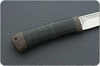 Нож Пескарь наборная кожа, 95х18, текстолит : фото 5