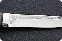 Нож Пескарь орех, 95х18, алюминий : фото 7