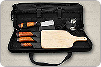 Набор Шашлычный-1 карельская береза, 95х18, текстолит : фото 3