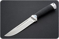 Нож Бекас наборная кожа, 95х18, алюминий : фото 2