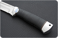 Нож Бекас наборная кожа, 95х18, алюминий : фото 6