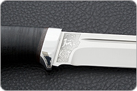 Нож Бекас наборная кожа, 95х18, алюминий : фото 7