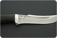 Нож Клык наборная кожа, 100х13м, алюминий : фото 5