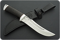 Нож Клык наборная кожа, 100х13м, алюминий : фото 6