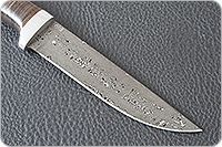 Нож Лиса наборная кожа, zd-0803, алюминий : фото 4