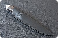 Нож Лиса наборная кожа, zd-0803, алюминий : фото 10