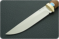 Нож Лиса кап березовый, elmax, латунь : фото 3