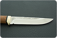 Нож Лиса кап березовый, elmax, латунь : фото 7