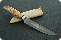 Кухонный нож Овощной карельская береза, elmax, алюминий : фото 11