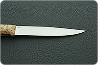 Нож Заноза ЦМ накладки стабилизированная карельская береза, cpr, цельнометаллический : фото 7