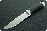 Нож Турист стабилизированная карельская береза, 100х13м, алюминий : фото 2