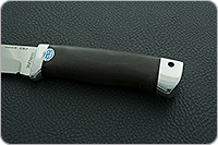 Нож Турист стабилизированная карельская береза, 100х13м, алюминий : фото 6