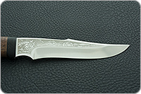 Нож Хазар орех, 95х18, текстолит : фото 8