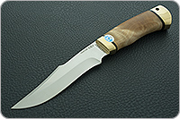 Нож Хазар кап березовый, 100х13м, латунь : фото 2