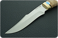 Нож Хазар кап березовый, 100х13м, латунь : фото 3