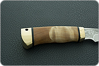 Нож Хазар кап березовый, 100х13м, латунь : фото 5