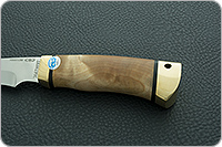 Нож Хазар кап березовый, 100х13м, латунь : фото 6
