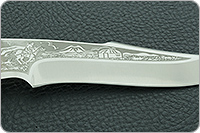 Нож Хазар кап березовый, 100х13м, латунь : фото 9