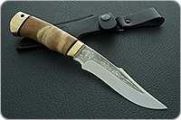 Нож Хазар кап березовый, 100х13м, латунь : фото 11