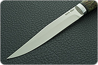 Нож Заноза болотная стабилизированная карельская береза, 95х18, алюминий : фото 3