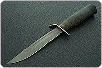 Нож Штрафбат болотная стабилизированная карельская береза, 100х13м, текстолит : фото 2