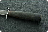 Нож Штрафбат болотная стабилизированная карельская береза, 100х13м, текстолит : фото 6