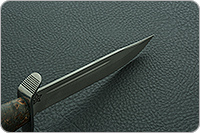 Нож Штрафбат болотная стабилизированная карельская береза, 100х13м, текстолит : фото 9