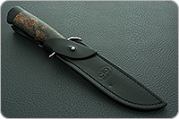 Нож Штрафбат болотная стабилизированная карельская береза, 100х13м, текстолит : фото 11