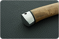 Нож Шашлычный большой карельская береза, 95х18, алюминий : фото 7