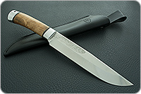 Нож Шашлычный большой карельская береза, 95х18, алюминий : фото 11