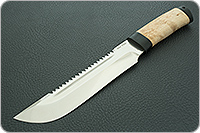 Нож Робинзон-1 карельская береза, elmax, текстолит : фото 2