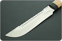 Нож Робинзон-1 карельская береза, elmax, текстолит : фото 3