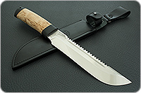 Нож Робинзон-1 карельская береза, elmax, текстолит : фото 12