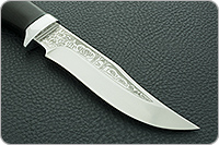 Нож Клычок-1 граб - черное дерево, 100х13м, алюминий : фото 4